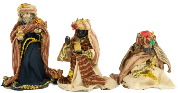 Preview: Orientalische Ankleidefiguren 10-tlg., ca. 12 cm, K 113